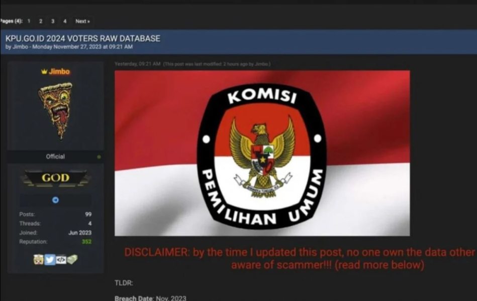 Gambar Pembobolan Data Server KPU, Begini Tanggapan Pakar Keamanan Siber